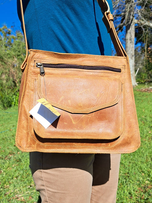 Amber Multi-Pocket Shoulder Bag