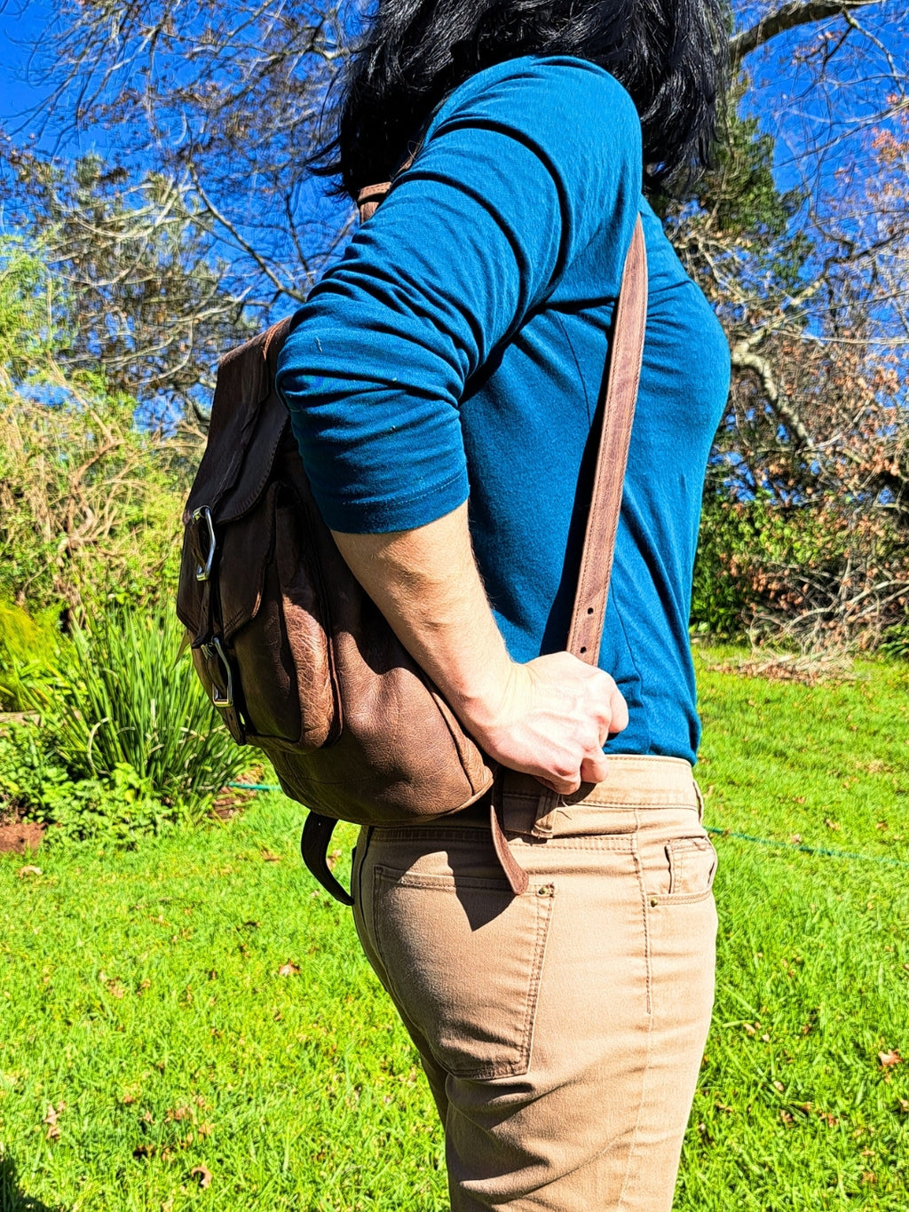Heritage Diesel Leather Backpack