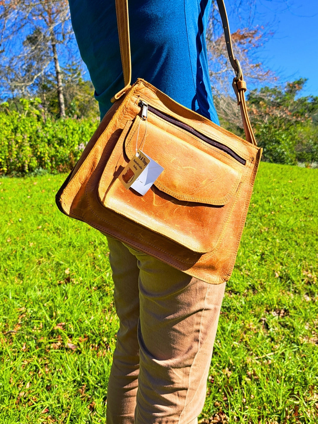 Amber Multi-Pocket Shoulder Bag