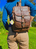 Heritage Diesel Leather Backpack