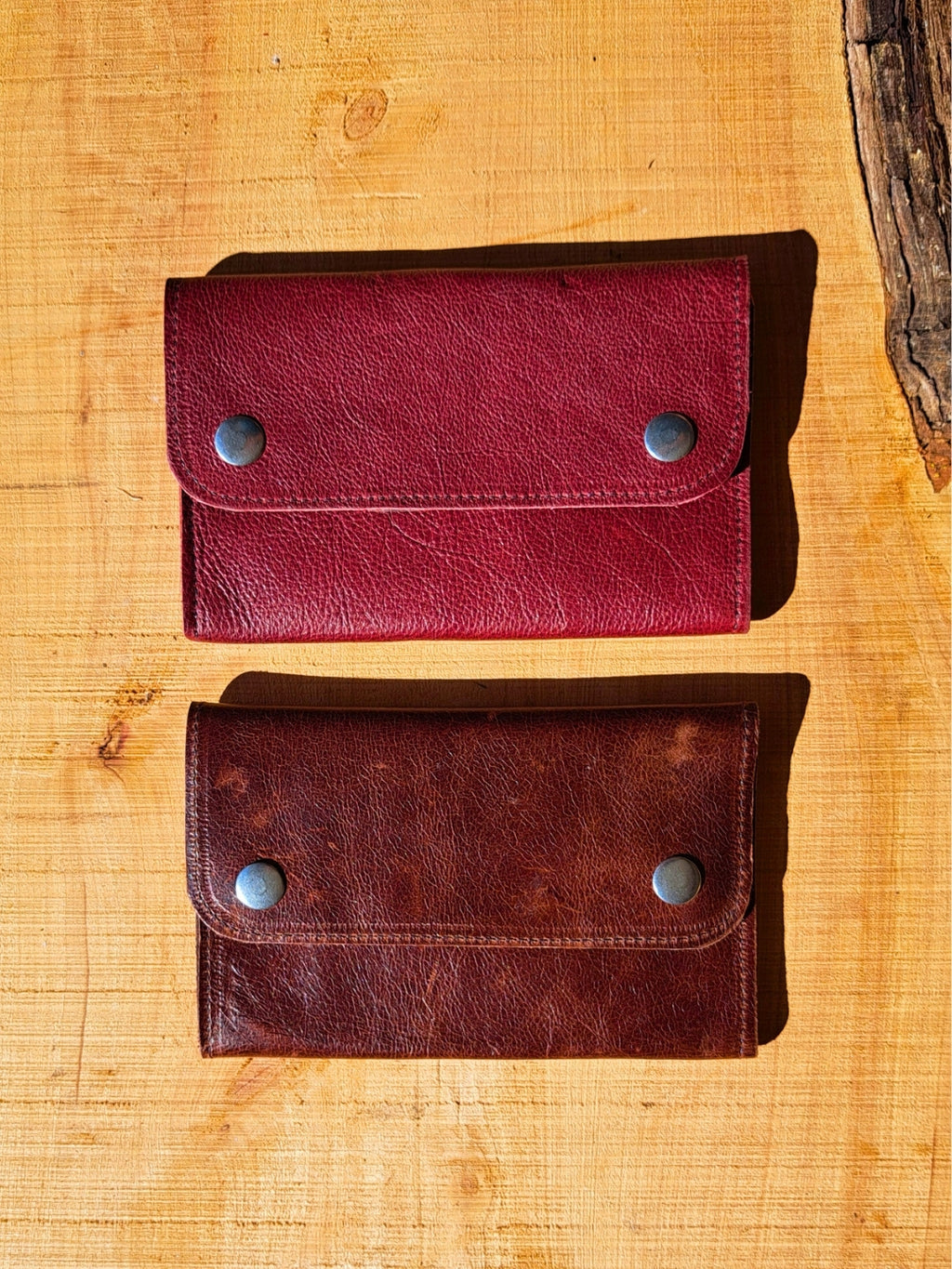 Multi-Slot Snap Leather Ladies Wallet