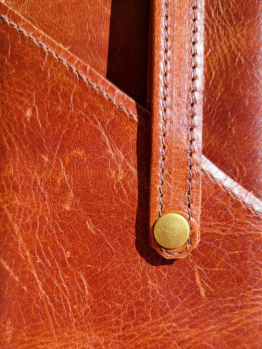 Sleek Crossbody Genuine Leather Phone Pouch
