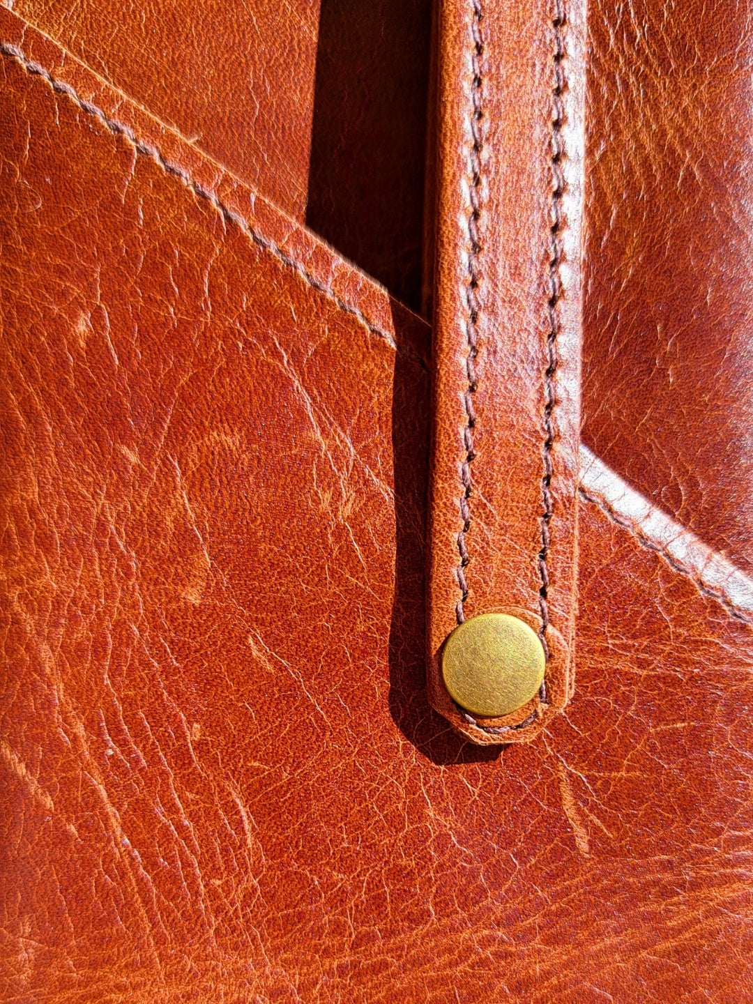 Sleek Crossbody Genuine Leather Phone Pouch