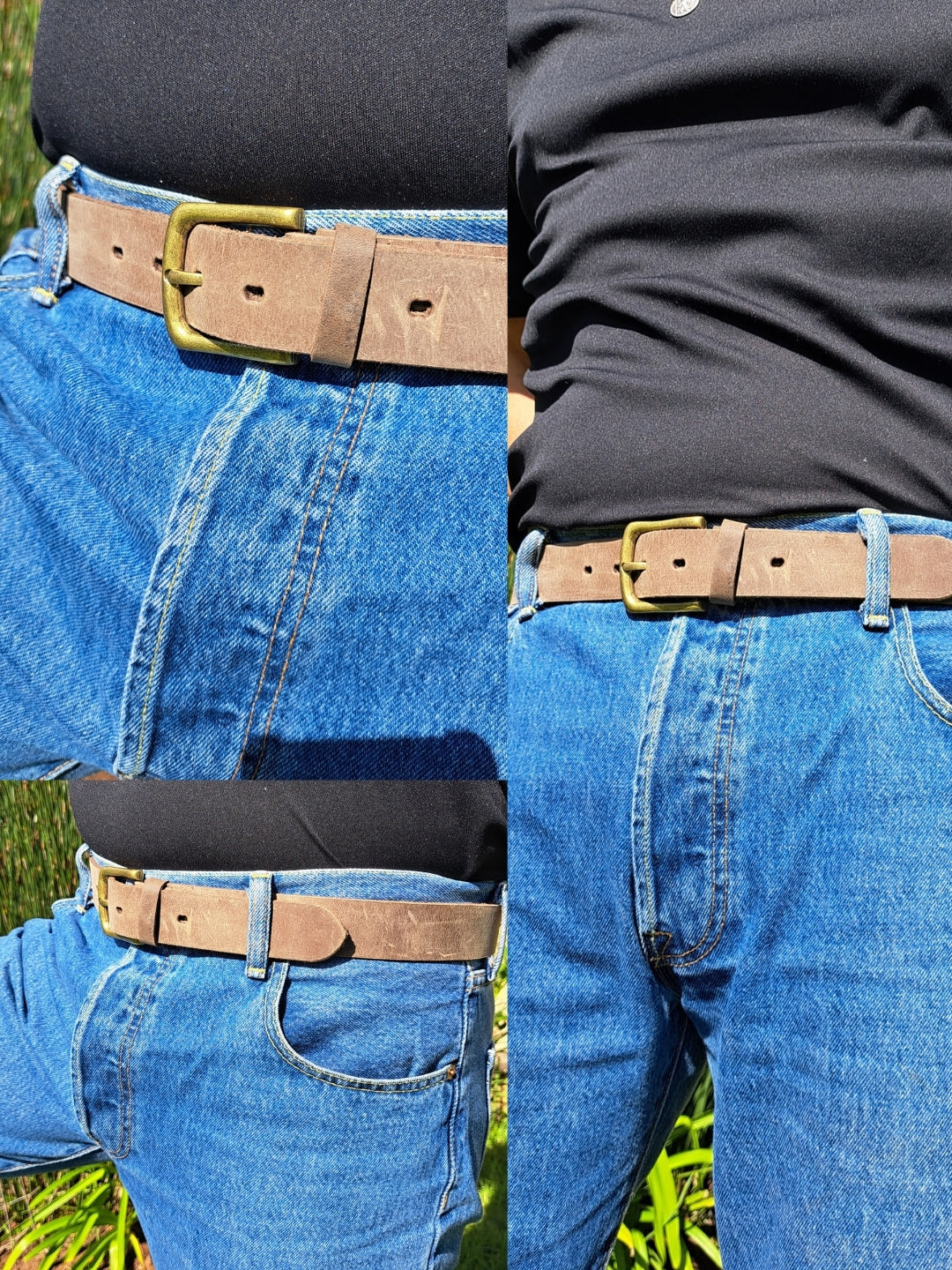 The Heritage Natural Full-Grain Leather Belt (35mm)