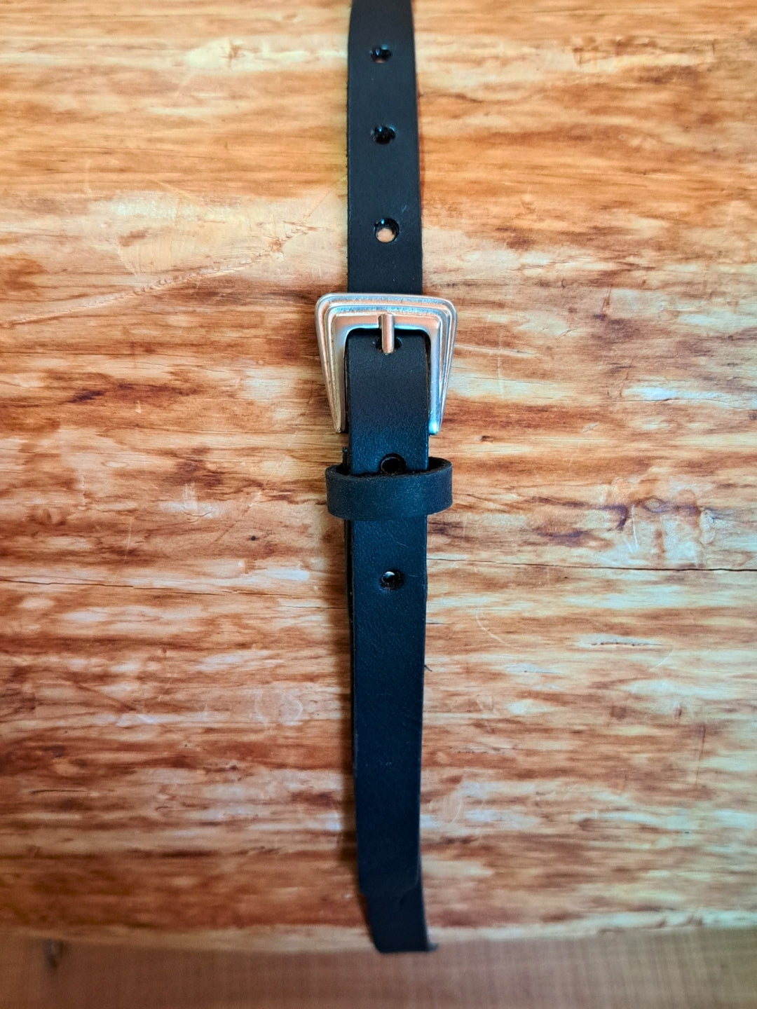 Narrow Onyx Dress Belt (16mm)