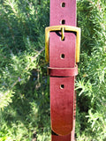 Auburn Full-Grain Leather Belt (40mm)