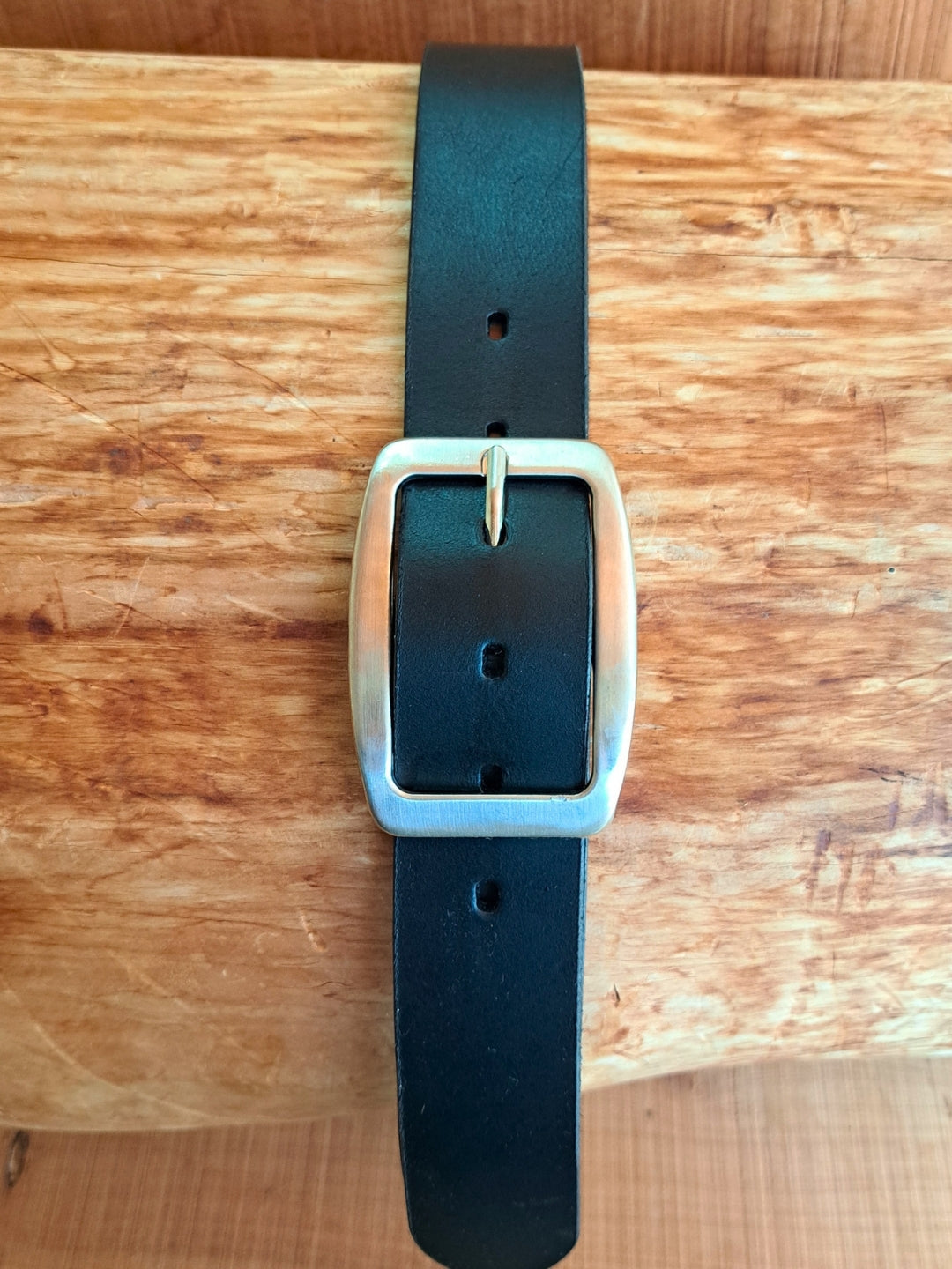 The Stealth Black Full-Grain Belt (40mm | Buffalo Leather)
