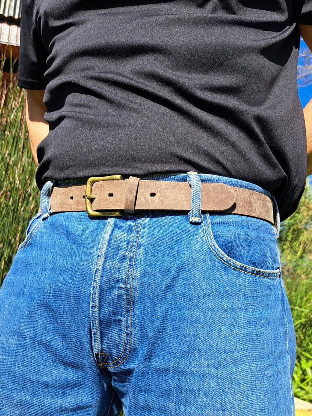 The Heritage Natural Full-Grain Leather Belt (35mm)