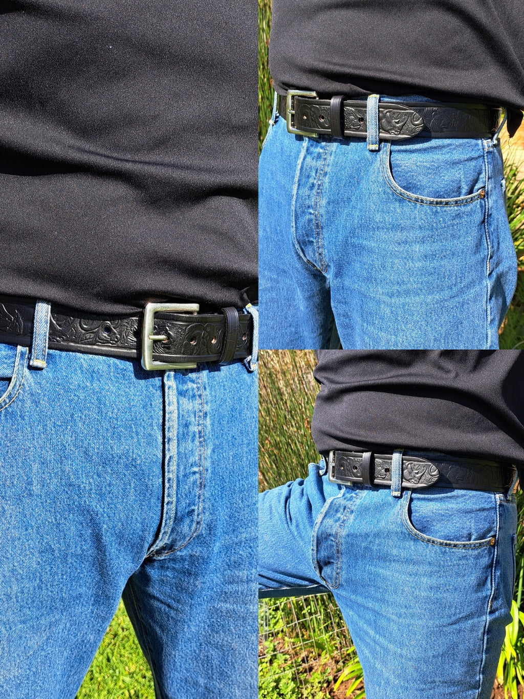 Black Big Five Wildlife Belt (40mm)