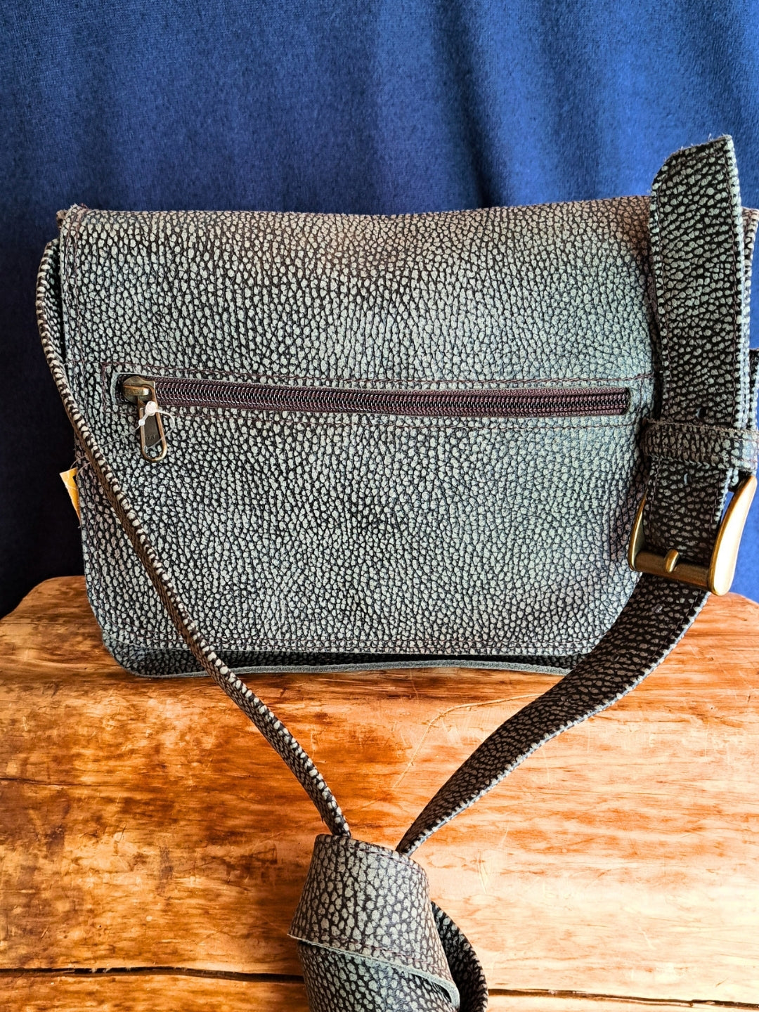 Slate Unisex Crossbody Sling (Zambezi Leather)