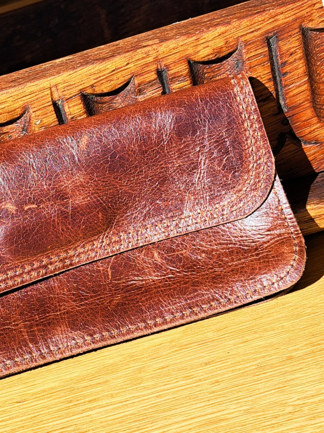 Oxblood Cellphone Pouch